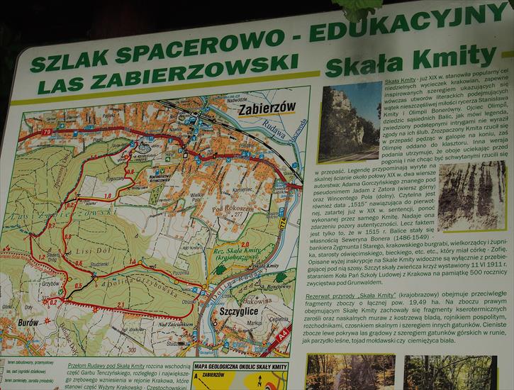 Małopolska  Zabierzów  mapy - tablica.jpg