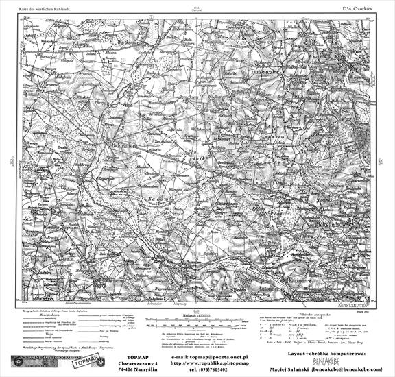 Mapy topograficzne Zaboru Rosyjskiego 1-100 000 z 1915r - D34.tif
